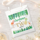 トロピカルサマービーチルアウ(ハワイ式宴会)ボーイズ2nd誕生日 フェイバーバッグ (クリップ留めされた状態)