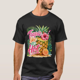 トロピカルサマービーチTシャツ Tシャツ