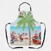 トロピカルサマービーブクリスマスパーティー エプロン (正面)