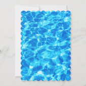 トロピカルサマープールバースデーパーティー 招待状 (裏面)