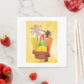 トロピカルサマー紙ナプキンス スタンダードランチョンナプキン (インサイチュ)