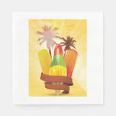 トロピカルサマー紙ナプキンス スタンダードランチョンナプキン (正面)