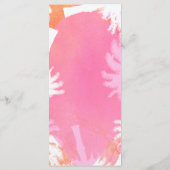 トロピカルサマー結婚ズのメニューカード メニュー (裏面)