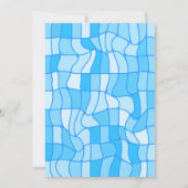 トロピカルサマー誕生祝いプールパーティー 招待状 (裏面)