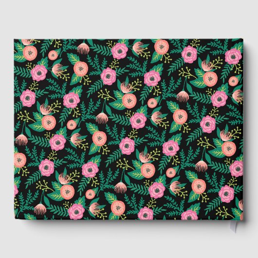 トロピカルサマー開花ブライダルシャワー ゲストブック (裏面)