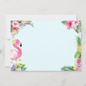 トロピカルサマー2ndバースデーフォト招待状 招待状 (裏面)