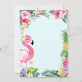 トロピカルサマー3rd誕生日招待状 招待状 (裏面)