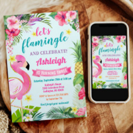 トロピカルサマー3rd誕生日招待状 招待状