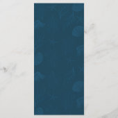 トロピカルサンゴ礁 |航海のビーチ結婚式 メニュー (裏面)