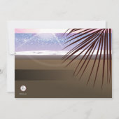 トロピカルサンズエンゲージメント招待状/発表 招待状 (裏面)