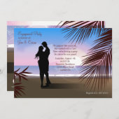 トロピカルサンズエンゲージメント招待状/発表 招待状 (正面/裏面)