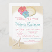 トロピカルサンズブライダルシャワー 招待状 (正面/裏面)