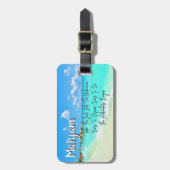 トロピカルサンズ：海冒険 | 名カスタマイズ ラゲッジタグ (正面縦)