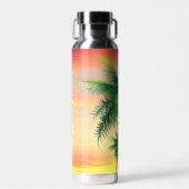 トロピカルサンセットアンドパームズ ウォーターボトル (正面)