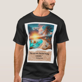 トロピカルサンセットエスケープTシャツ Tシャツ