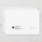 トロピカルサンセットオンザビーチ 招待状 (裏面)