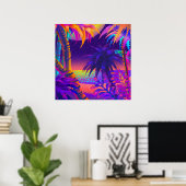 トロピカルサンセットオンタイタン ポスター (ホームオフィス)