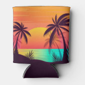 トロピカルサンセットクーラーボックス 缶クーラー (正面)