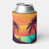 トロピカルサンセットクーラーボックス 缶クーラー (缶裏面)