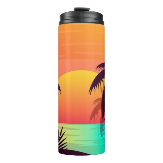 トロピカルサンセットサーマルタンブラー タンブラー (正面)