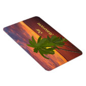 トロピカルサンセットステートルームドアマーカー マグネット (右側)