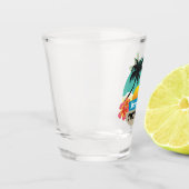 トロピカルサンセットティキバーと名前 ショットグラス (左)