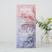 トロピカルサンセットディナーメニューカード メニュー (スタンド正面)