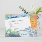 トロピカルサンセットデスティネーションク結婚ルーズパス 招待状 (スタンド正面)