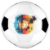 トロピカルサンセットパラダイス サッカーボール (回転)