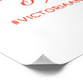 トロピカルサンセットパームツリービーチ結婚式歓迎 ポスター (角)