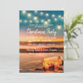 トロピカルサンセットビーチクリスマスパーティー 招待状 (スタンド正面)