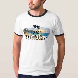 トロピカルサンセットビーチデザインへの旅 Tシャツ