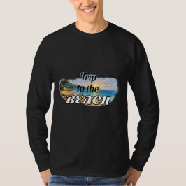 トロピカルサンセットビーチデザインへの旅 Tシャツ