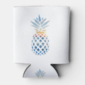 トロピカルサンセットビーチパイナップルウィズオーシャン 缶クーラー (正面)