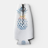 トロピカルサンセットビーチパーティー沿岸 ボトルクーラー (裏面)