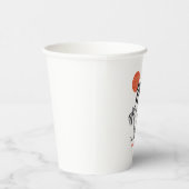 トロピカルサンセットビーチヤシの木家族旅行 紙コップ (右)