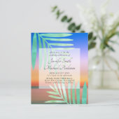 トロピカルサンセットビーチ結婚式招待状予算 (スタンド正面)