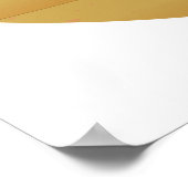 トロピカルサンセットビーチ離れパーム海波 ポスター (角)