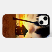 トロピカルサンセットビーチ電話ケース Case-Mate iPhoneケース (裏面 (横))