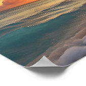 トロピカルサンセットビーチ ポスター (角)