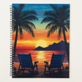 🌴📔トロピカルサンセットプランナー🌅🗓️ プランナー手帳 (正面)