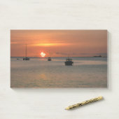 トロピカルサンセットボーカリブのト海 ポストイット (デスク)