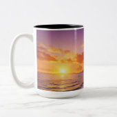 トロピカルサンセットマグ | パーム鮮やかツリーズマウンテン ツートーンマグカップ (左)
