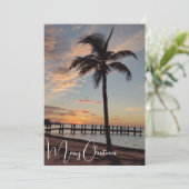 トロピカルサンセットメリークリスマス&ハッピーニューイヤー シーズンカード (スタンド正面)