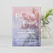 トロピカルサンセットリハーサルディナー 招待状 (スタンド正面)