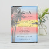 トロピカルサンセットルアウ招待状 招待状 (スタンド正面)