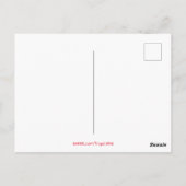 トロピカルサンセット海ビーチ ポストカード (裏面)