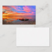 トロピカルサンセット海ビーチ 名刺 (正面/裏面)