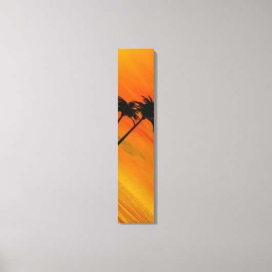 トロピカルサンセット4-4 キャンバスプリント (正面)