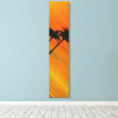 トロピカルサンセット4-4 キャンバスプリント (インサイチュ (ウッドフロア))